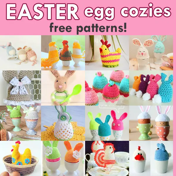 Free Easter Egg Cozy Crochet Pattern Roundup!