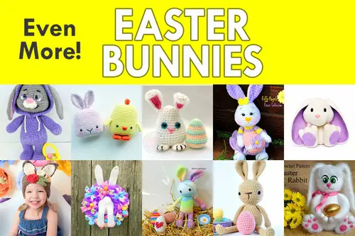 Easter Bunny Crochet Pattern Roundup! Even More Easter Bunny Crochet Patterns!