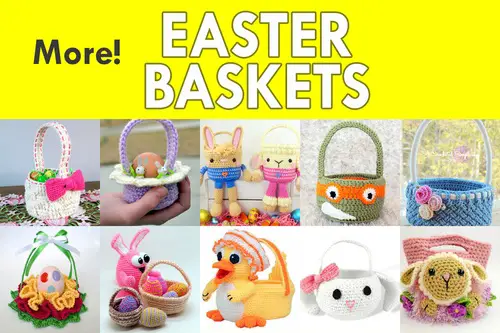 Easter Basket Crochet Pattern Roundup! More Easter Crochet Patterns!