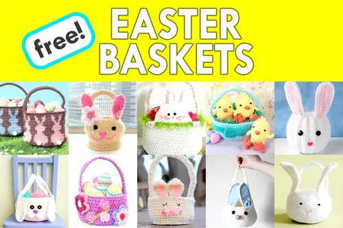 Free Easter Basket Crochet Pattern Roundup!