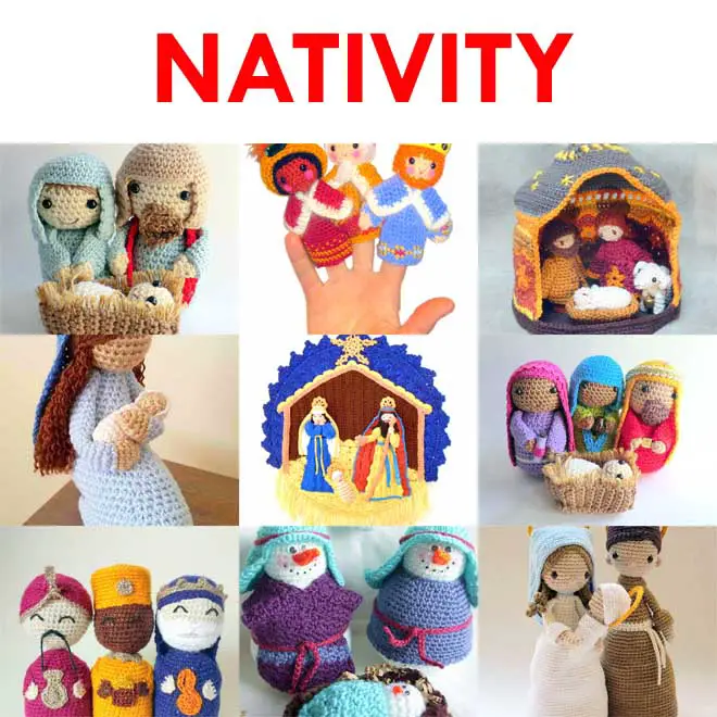 Christmas Nativity Crochet Pattern Roundup! - AmVaBe Crochet