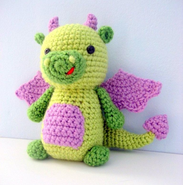 More Dragon Crochet Patterns - AmVaBe Crochet