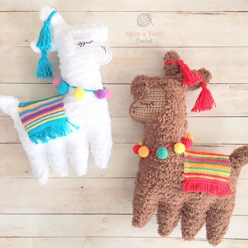More Llama and Alpaca Crochet Patterns - AmVaBe Crochet