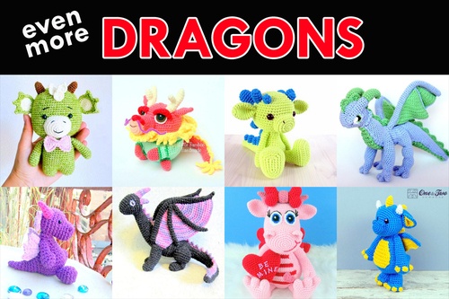 Even More Dragon Crochet Patterns! - Amvabe Crochet