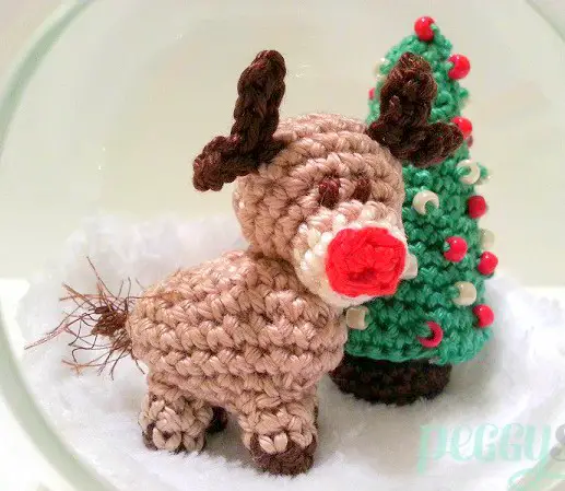 christmas reindeer crochet pattern