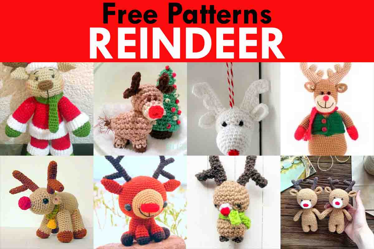 More Free Christmas Reindeer Crochet Patterns!