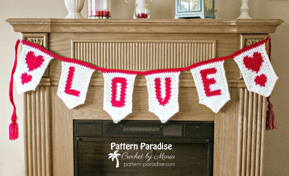 Valentine HOME DECOR crochet pattern