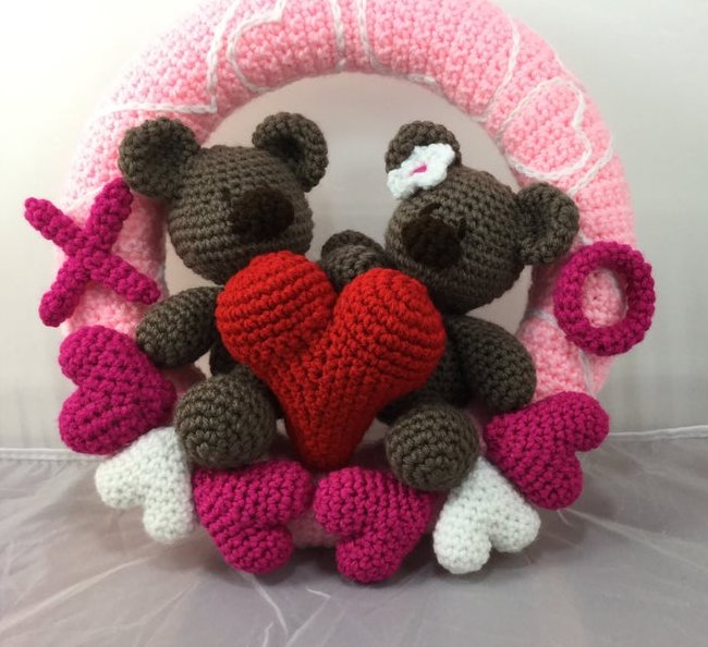 amigurumi Valentine BEAR crochet pattern