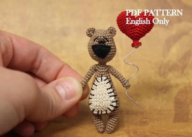 amigurumi Valentine BEAR crochet pattern