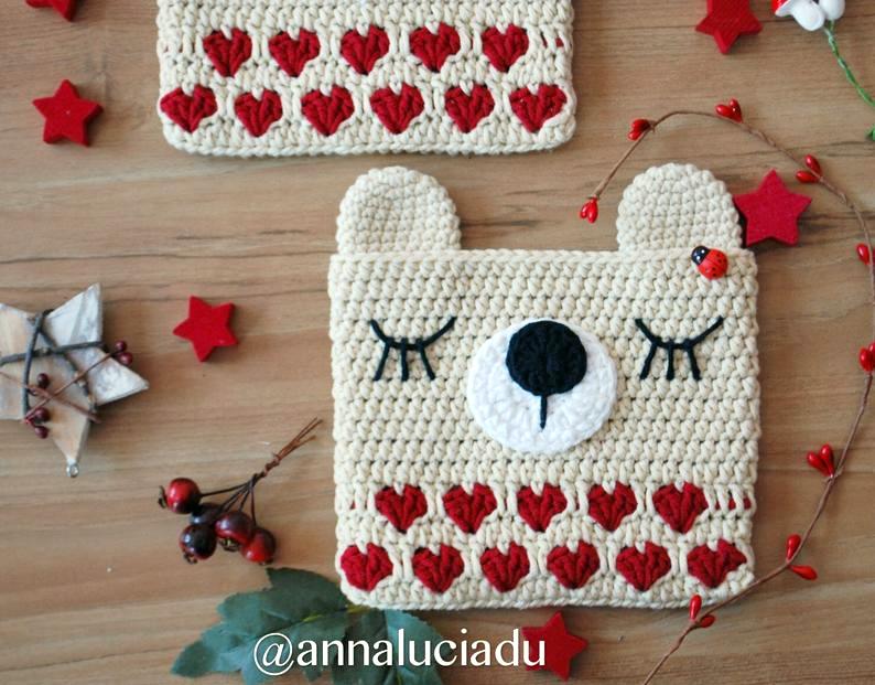 amigurumi Valentine BEAR crochet pattern