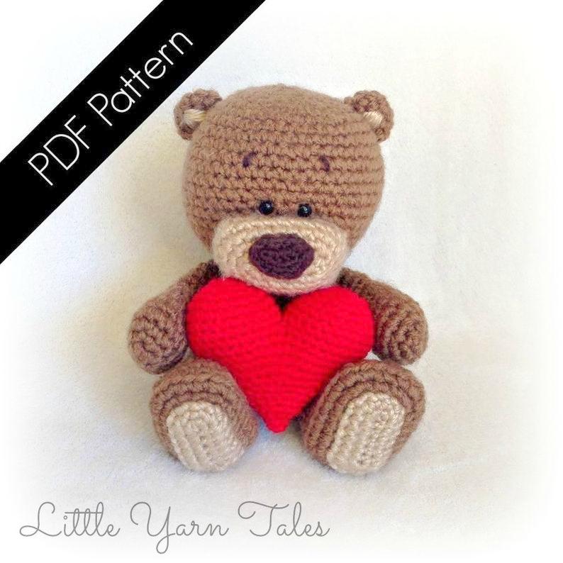 amigurumi Valentine BEAR crochet pattern