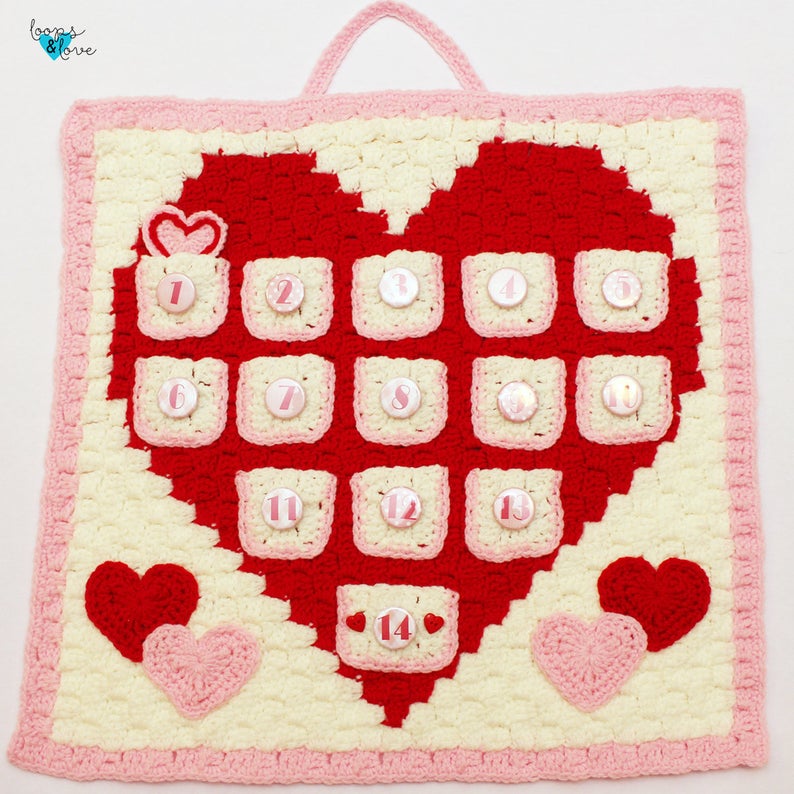 Valentine HOME DECOR crochet pattern