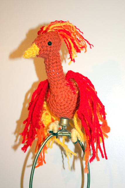 fire bird phoenix crochet pattern