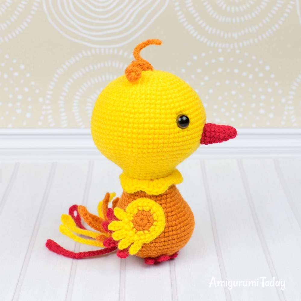 fire bird phoenix crochet pattern