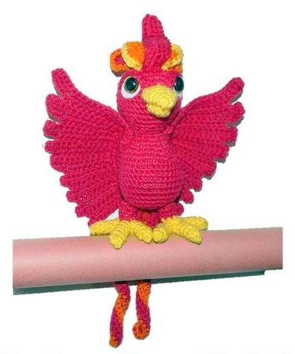 fire bird phoenix crochet pattern