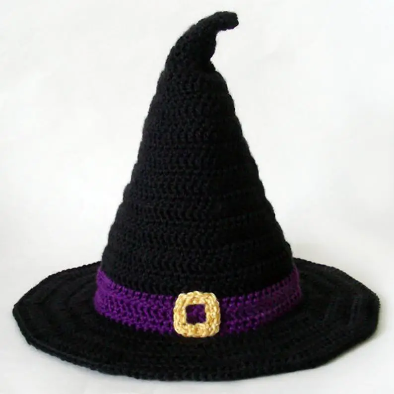 witch hat Halloween crochet pattern