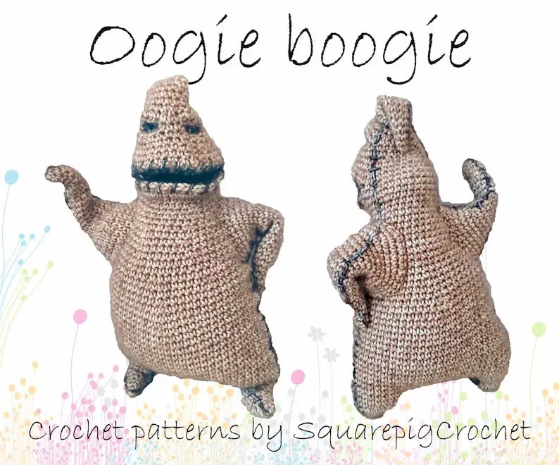 oogie boogie Halloween crochet pattern