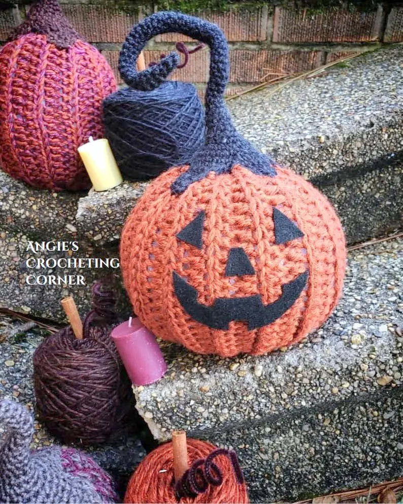 jack pumpkin Halloween crochet pattern