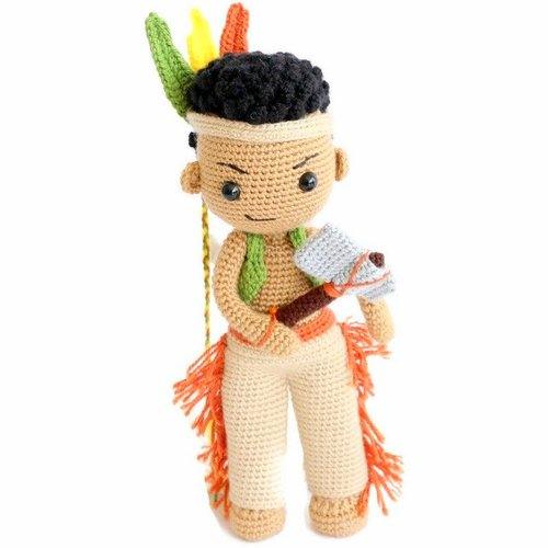 thanksgiving indian crochet pattern, thanksgiving NATIVE AMERICAN crochet pattern