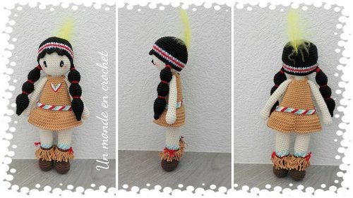 thanksgiving indian crochet pattern, thanksgiving NATIVE AMERICAN crochet pattern