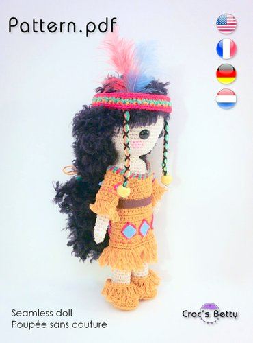 thanksgiving indian crochet pattern, thanksgiving NATIVE AMERICAN crochet pattern