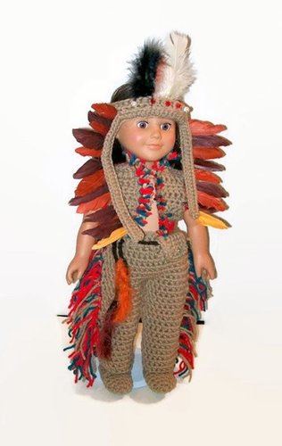 thanksgiving indian crochet pattern, thanksgiving NATIVE AMERICAN crochet pattern