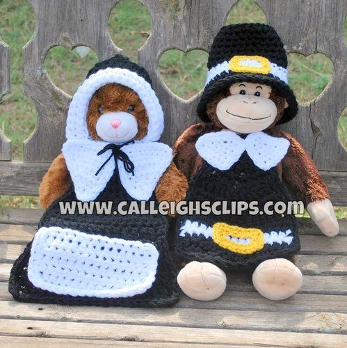 thanksgiving pilgrim crochet pattern