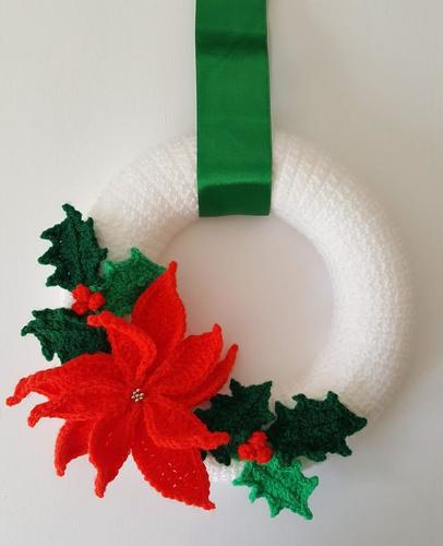 CHRISTMAS WREATH crochet pattern