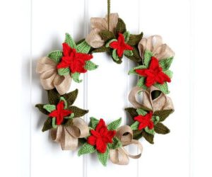 Free Christmas Wreath Crochet Pattern Roundup! - AmVaBe Crochet