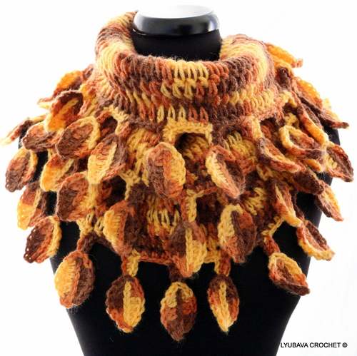 FALL LEAF crochet pattern