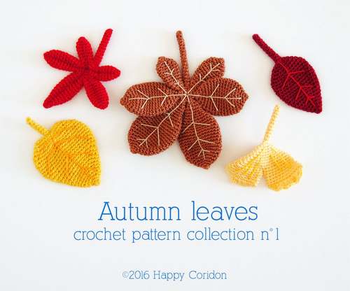 FALL LEAF crochet pattern