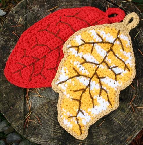 FALL LEAF crochet pattern