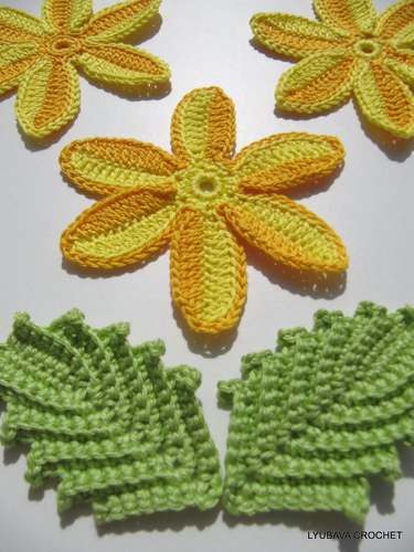 FALL LEAF crochet pattern