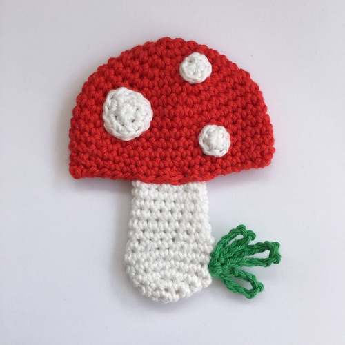 FALL MUSHROOM crochet pattern, FALL TOADSTOOL crochet pattern