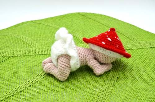 FALL MUSHROOM crochet pattern, FALL TOADSTOOL crochet pattern