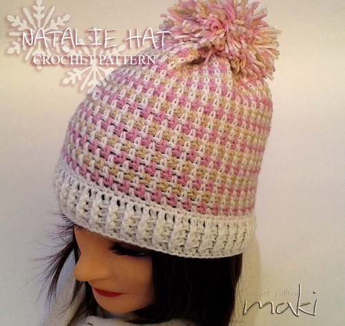 winter cHRISTMAS HAT crochet pattern