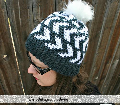 winter cHRISTMAS HAT crochet pattern