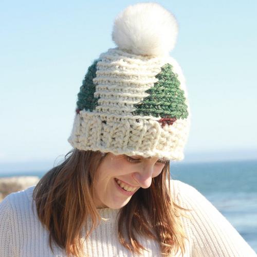 winter cHRISTMAS HAT crochet pattern