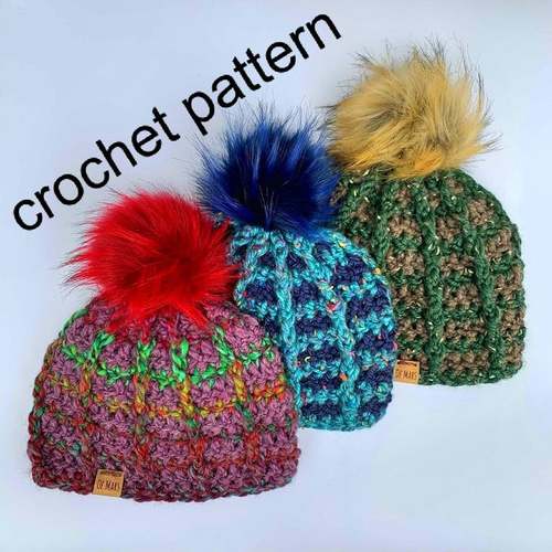 winter cHRISTMAS HAT crochet pattern