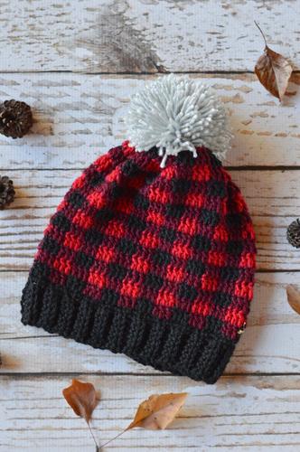 winter cHRISTMAS HAT crochet pattern