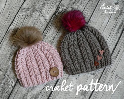 winter cHRISTMAS HAT crochet pattern