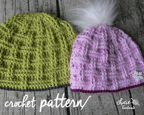 winter cHRISTMAS HAT crochet pattern