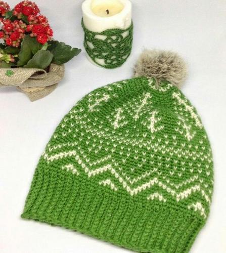 winter cHRISTMAS HAT crochet pattern