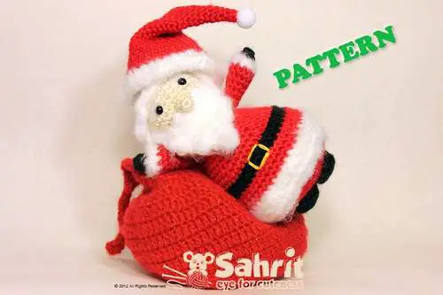 christmas SANTA crochet pattern