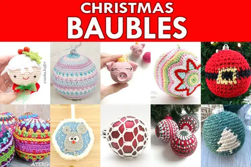 Christmas Bauble Crochet Pattern Roundup!