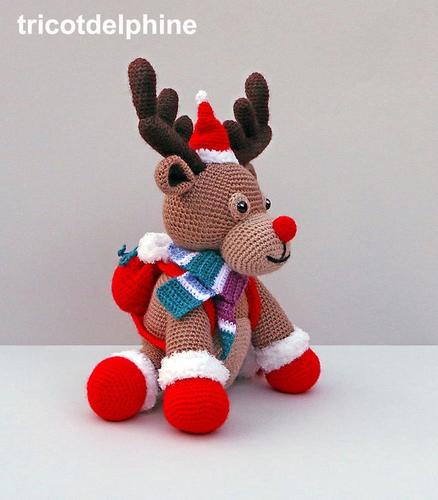 christmas reindeer crochet pattern