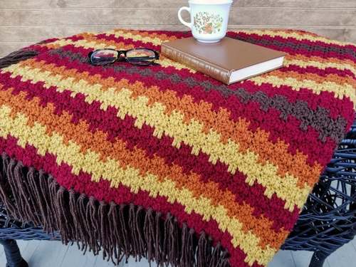 thanksgiving AFGHAN crochet pattern, fall AFGHAN crochet pattern