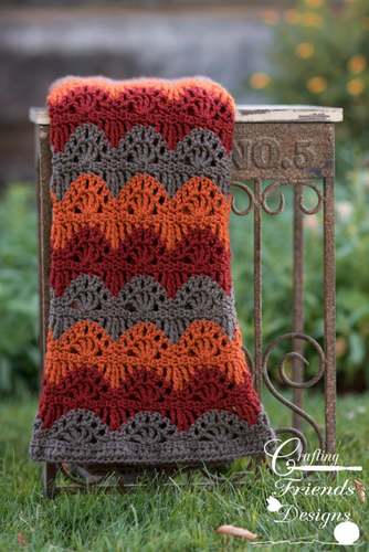 thanksgiving AFGHAN crochet pattern, fall AFGHAN crochet pattern