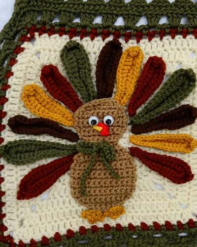 thanksgiving AFGHAN crochet pattern, fall AFGHAN crochet pattern