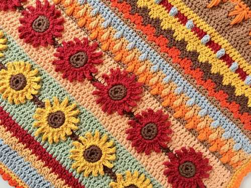 thanksgiving AFGHAN crochet pattern, fall AFGHAN crochet pattern